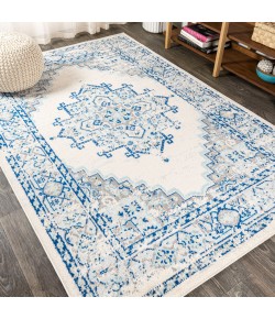 Jonathany Bohemian Flair BMF107A Blue/Gray Area Rug 7 ft. 9 in. X 10 ft. Rectangle