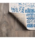 BOHEMIAN FLAIR Area Rug Azul Filigree Cream/Blue 3 ft. x 5 ft. Area Rug