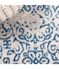 BOHEMIAN FLAIR Area Rug Azul Filigree Cream/Blue 3 ft. x 5 ft. Area Rug