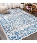 BOHEMIAN FLAIR Area Rug Azul Filigree Cream/Blue 3 ft. x 5 ft. Area Rug