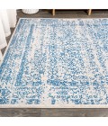 BOHEMIAN FLAIR Area Rug Azul Filigree Cream/Blue 3 ft. x 5 ft. Area Rug