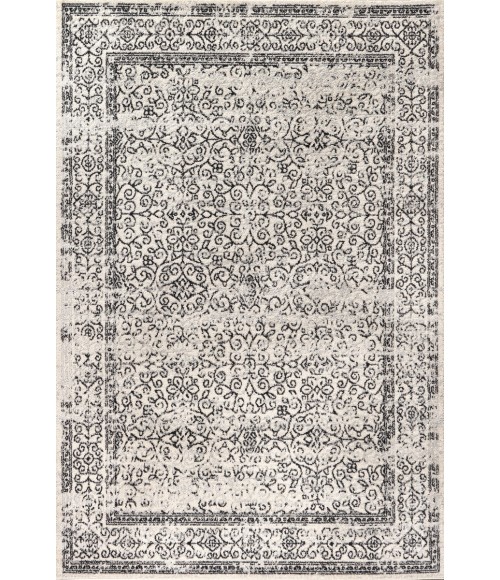Ferro Filigree Gray/Black 8 ft. x 10 ft. Area Rug