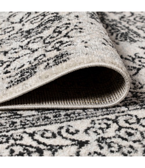 Ferro Filigree Gray/Black 8 ft. x 10 ft. Area Rug