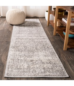 Jonathany Bohemian Flair BMF108D Gray/Dark Gray Area Rug 2 ft. 3 in. X 8 ft. Runner