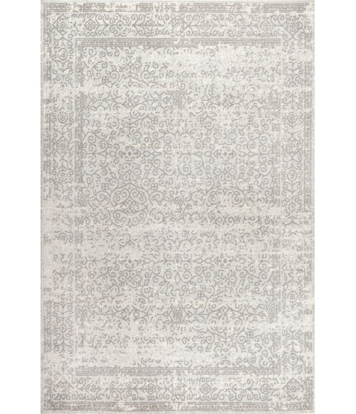 Ferro Filigree Modern Gray/Dark Gray 4 ft. x 6 ft. Area Rug