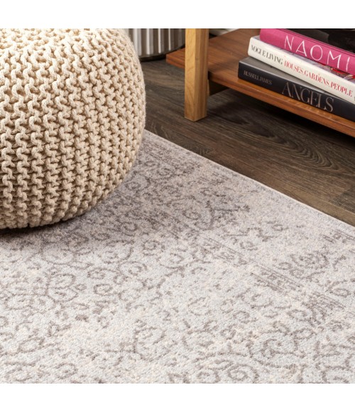 Ferro Filigree Modern Gray/Dark Gray 4 ft. x 6 ft. Area Rug