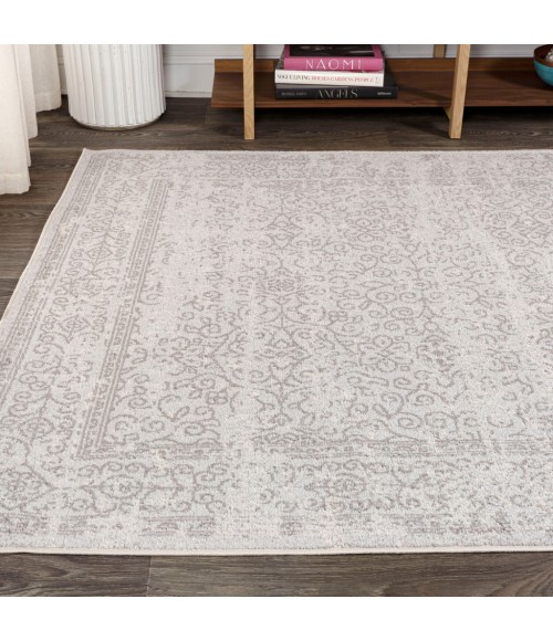 Ferro Filigree Modern Gray/Dark Gray 4 ft. x 6 ft. Area Rug