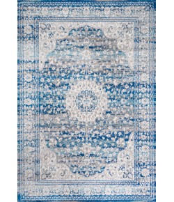 Jonathany Bohemian Flair BMF109A Blue/Dark Gray Area Rug 3 ft. X 5 ft. Rectangle