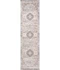 BOHEMIAN FLAIR Area Rug Scala Ornate Bohemian Medallion Gray/Cream 2 ft. x 8 ft. Runner Rug