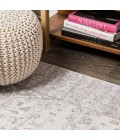 BOHEMIAN FLAIR Area Rug Scala Ornate Bohemian Medallion Gray/Cream 2 ft. x 8 ft. Runner Rug