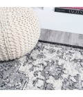 BOHEMIAN FLAIR Area Rug Anaise Ornate Boho Medallion Gray/Black/Cream 4 ft. x 6 ft. Area Rug