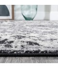BOHEMIAN FLAIR Area Rug Anaise Ornate Boho Medallion Gray/Black/Cream 2 ft. x 8 ft. Runner Rug