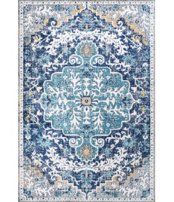Jonathany Bohemian Flair BMF112C Dark Blue/Gray Area Rug 7 ft. 8 in. X 10 ft. Rectangle