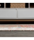 CALIFORNIA VINTAGE Area Rug Zafra Vintage Medallion Coral/Blue/Multi 5 ft. x 8 ft. Area Rug