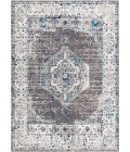 CALIFORNIA VINTAGE Area Rug Ankara Vintage Medallion Gray/Ivory 4 ft. x 6 ft. Area Rug