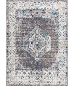 Jonathany California Vintage CAV105A Gray/Ivory Area Rug 4 ft. X 6 ft. Rectangle