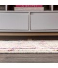 CONTEMPORARY POP Area Rug Contemporary POP Modern Abstract Brushstroke Cream/Pink 2 ft. x 8 ft. Runner Rug