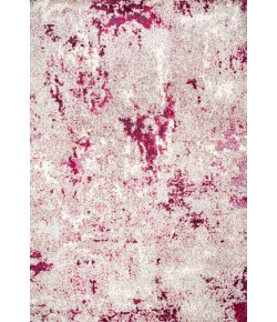Jonathany Contemporary Pop CTP103B Maroon/Gray Area Rug 7 ft. 8 in. X 10 ft. Rectangle