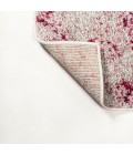 CONTEMPORARY POP Area Rug Contemporary Pop Modern Abstract Vintage Faded Gray/Maroon 2 ft. x 8 ft. Runner Rug