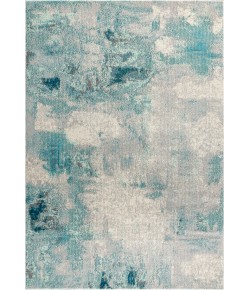 Jonathany Contemporary Pop CTP104A Cream/Blue Area Rug 8 ft. 8 in. X 12 ft. Rectangle