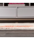 CONTEMPORARY POP Area Rug Contemporary POP Modern Abstract Vintage Cream/Orange 2 ft. x 8 ft. Runner Rug