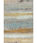 CONTEMPORARY POP Area Rug Contemporary POP Modern Abstract Vintage Cream/Yellow 4 ft. x 6 ft. Area Rug