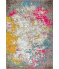 Contemporary POP Modern Abstract Yellow/Multi 4 ft. x 6 ft. Area Rug