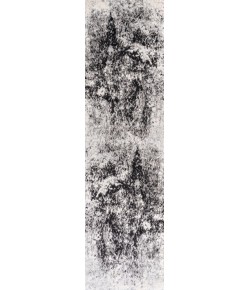 Jonathany Contemporary Pop CTP109A Cream/Gray Area Rug 2 ft. 3 in. X 8 ft. Runner