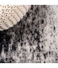 Storm Modern Abstract Gray/Cream 2 ft. x 8 ft. Runner Rug