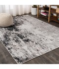 Storm Modern Abstract Gray/Cream 3 ft. x 5 ft. Area Rug