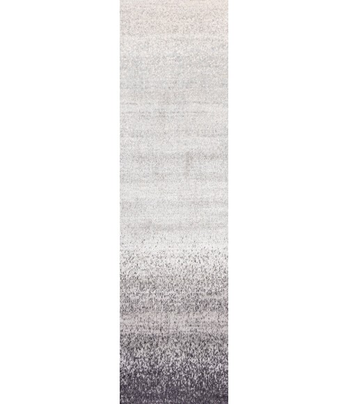 Shore Modern Gradient Gray/Cream 2 ft. x 8 ft. Runner Rug