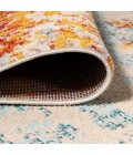 CONTEMPORARY POP Area Rug Sunset Modern Abstract Orange/Multi 2 ft. x 8 ft. Runner Rug