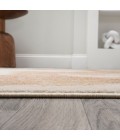 CONTEMPORARY POP Area Rug Petalo Abstract Two-Tone Modern Orange/Beige/Cream 2 ft. x 8 ft. Runner Rug