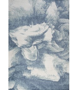 Jonathany Contemporary Pop CTP200B Blue/Cream Area Rug 2 ft. 11 in. X 5 ft. Rectangle