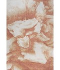 CONTEMPORARY POP Area Rug Petalo Abstract Two-Tone Modern Orange/Cream 8 ft. x 10 ft. Area Rug