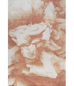 Jonathany Contemporary Pop CTP200D Orange/Cream Area Rug 7 ft. 10 in. X 10 ft. Rectangle