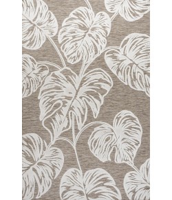Jonathany Hawaii HWC100B Brown/Ivory Area Rug 5 ft. 3 in. X 7 ft. 7 in. Rectangle