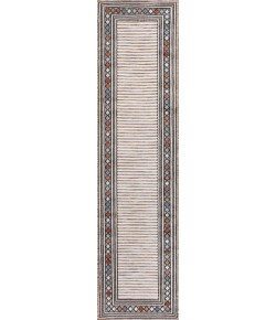 Jonathany Hawaii HWC102A Brown/Ivory Area Rug 2 ft. 2 in. X 8 ft. Runner