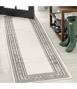 Jonathany Hawaii HWC102B Ivory/Beige Area Rug 2 ft. 2 in. X 8 ft. Runner
