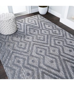 Jonathany Ibiza IBZ100A Dark Gray Area Rug 7 ft. 9 in. X 10 ft. Rectangle