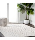 Balansat Moroccan Diamond Ivory 5 ft. x 8 ft. Indoor/Outdoor Area Rug