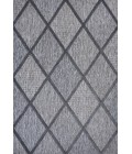 Salines Diamond Trellis Dark Gray 8 ft. x 10 ft. Indoor/Outdoor Area Rug