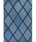 IBIZA Area Rug Salines Diamond Trellis Navy 3 ft. x 5 ft. Indoor/Outdoor Area Rug