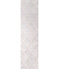 IBIZA Area Rug Salines Diamond Trellis Ivory 2 ft. x 8 ft. Indoor/Outdoor Runner Rug