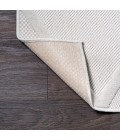 IBIZA Area Rug Salines Diamond Trellis Ivory 2 ft. x 8 ft. Indoor/Outdoor Runner Rug