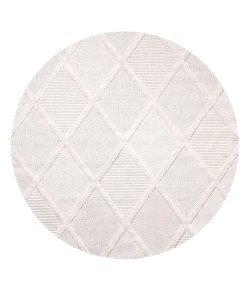 Jonathany Ibiza IBZ101D Ivory Area Rug 5 ft. 3 in. X 5 ft. 3 in. Round