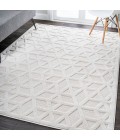 IBIZA Area Rug Talaia Neutral Geometric Ivory 4 ft. x 6 ft. Indoor/Outdoor Area Rug