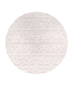 Jonathany Ibiza IBZ102D Ivory Area Rug 5 ft. 3 in. X 5 ft. 3 in. Round