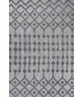 IBIZA Area Rug Peralta Moroccan Diamond Dark Gray 4 ft. x 6 ft. Indoor/Outdoor Area Rug