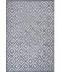 Portmany Neutral Diamond Trellis Dark Gray 4 ft. x 6 ft. Indoor/Outdoor Area Rug